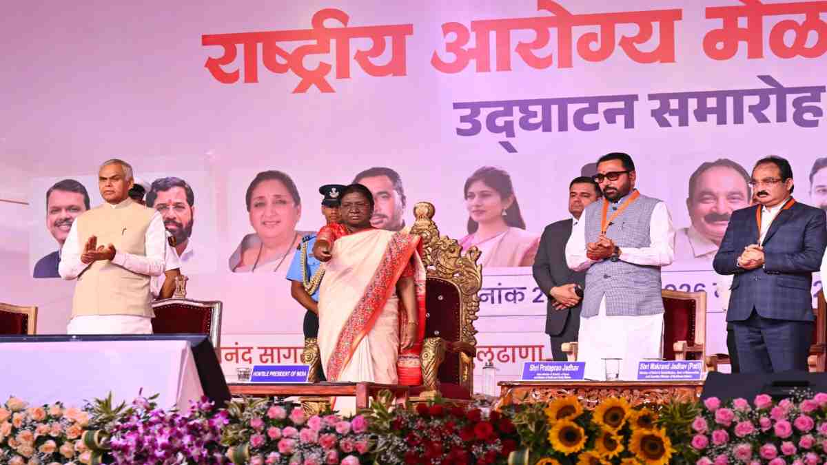 President Droupadi Murmu inaugurating National Arogya Fair 2026 | PIB Photo