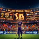 IPL 2026 Schedule - 28 मार्च RCB vs SRH ओपनिंग मैच