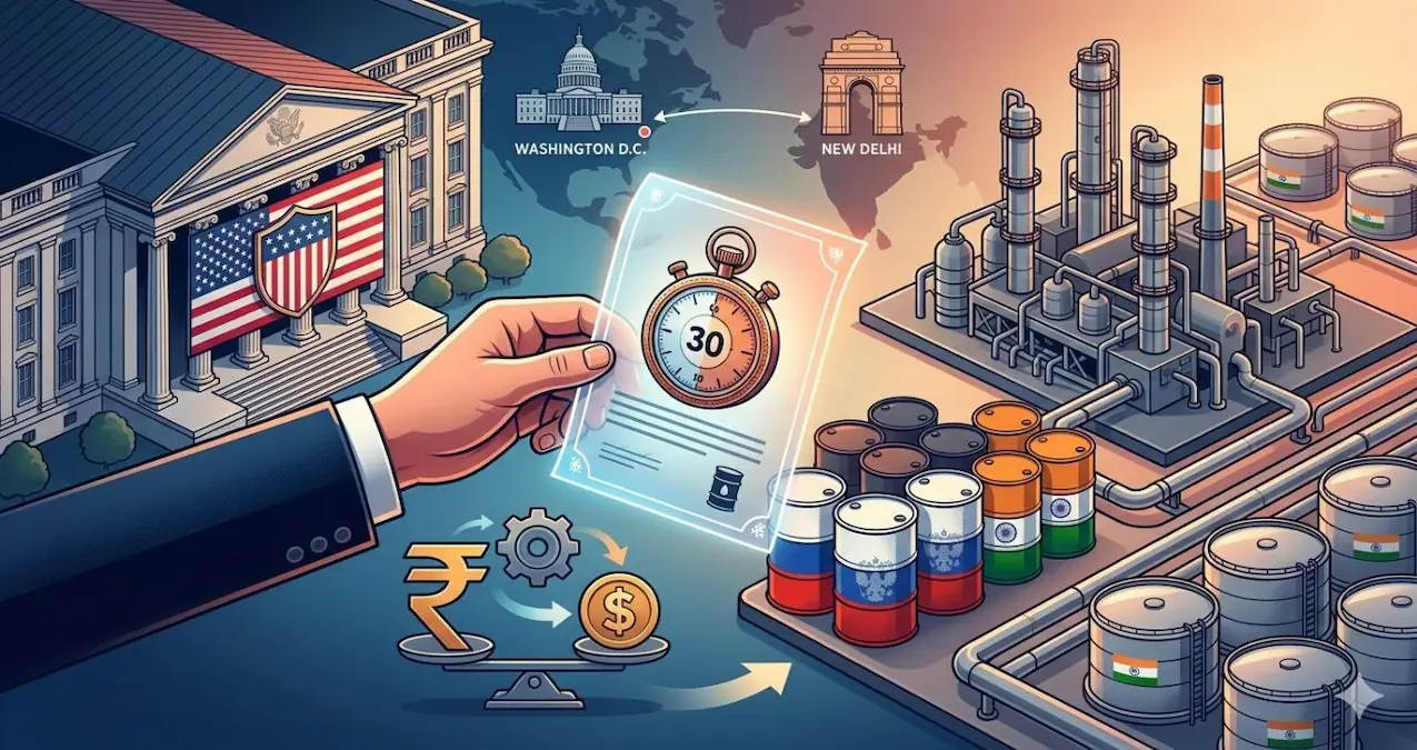 US Treasury Secretary Scott Bessent announces a 30-day waiver for India on Russian oil imports